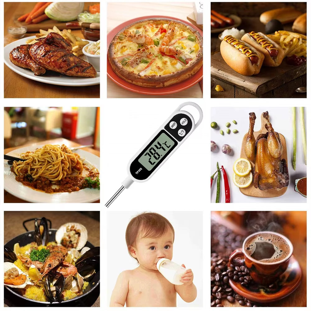 Food Thermometer TP300 Digital Kitchen Thermometer for Meat Cooking Food Probe BBQ Electronic Oven Kitchen Tools