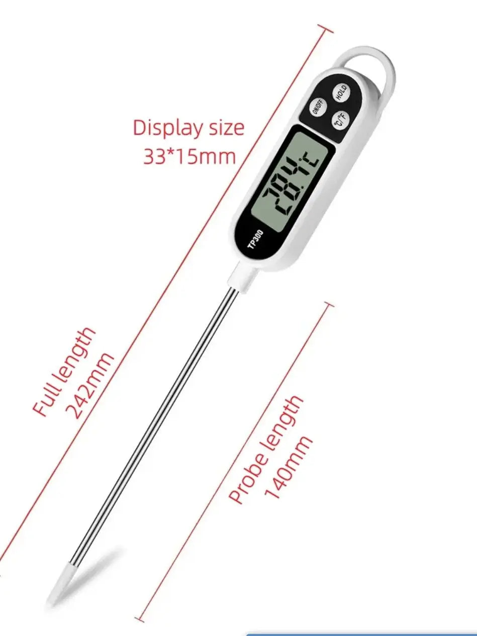 Stainless Steel Probe Type Household Food Thermometer Pen Type Milk Temperature Cooking Food Thermometer